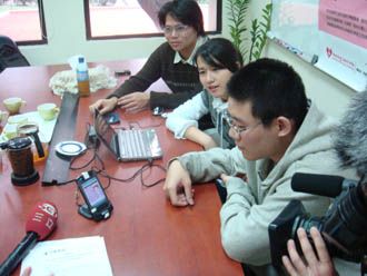 成績出爐，三位參賽者接受媒體訪問。