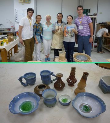 學員們的作品造型殊異、色彩紛呈。