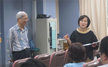 會中，活動策畫人鍾教授亦提出精闢的回響。
