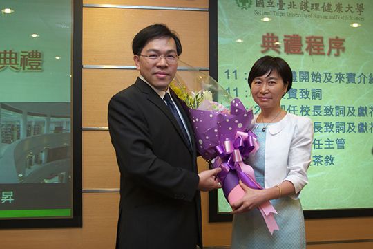 謝校長與楊副校長