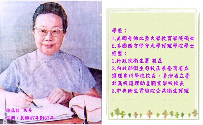 徐藹諸校長