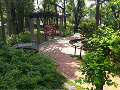 北護癒花園景色