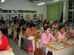 於明義國小補校(越南、印尼、柬埔寨等)宣導